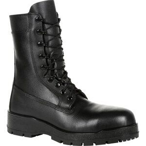 Rocky Women's Navy Inspired 9" Boot Black Size 8 1/2 NEW Goth Grunge